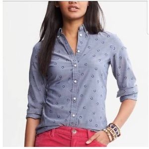 Banana Republic horseshoe shirt